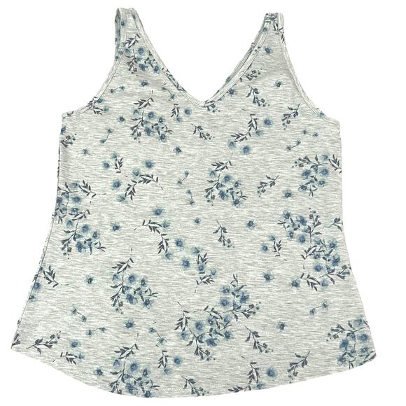 Awhile (S) Gia Loungewear Tank - Stitch Fix Double V Recycled Poly Terry Swing - Picture 9 of 14